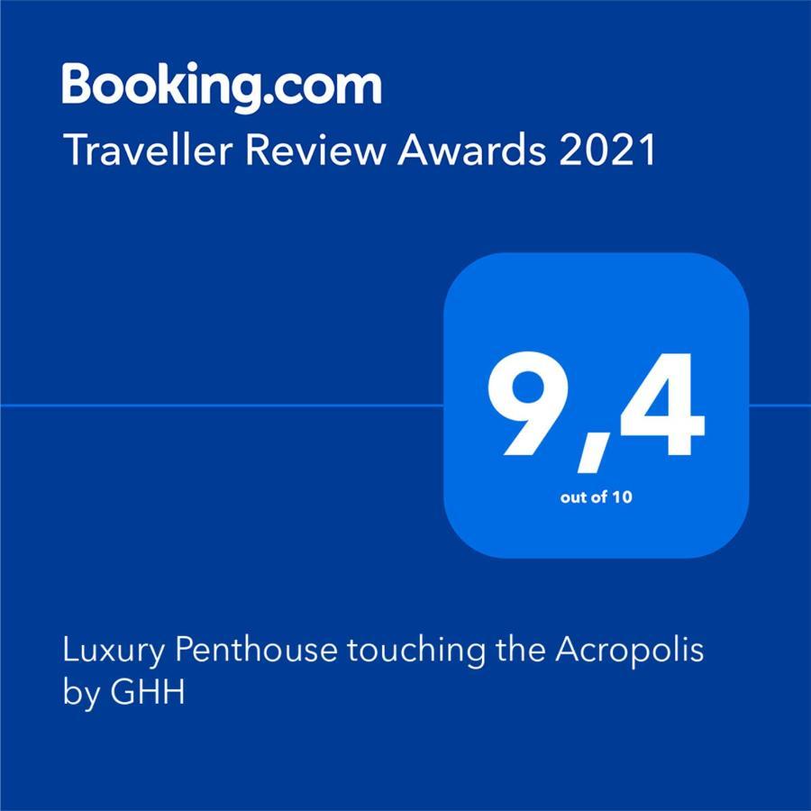 Luxury Penthouse Touching The Acropolis By Ghh Lägenhet Aten Exteriör bild