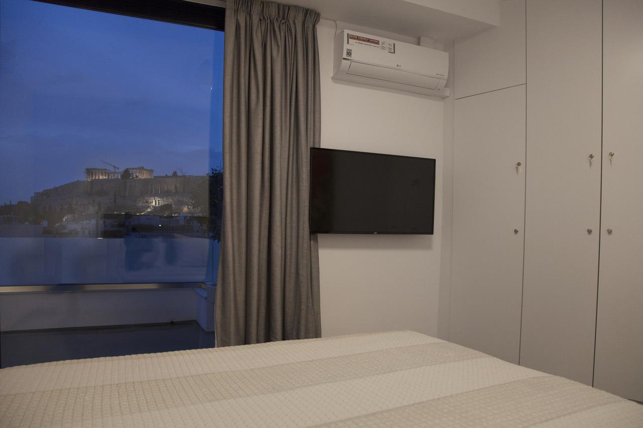 Luxury Penthouse Touching The Acropolis By Ghh Lägenhet Aten Exteriör bild