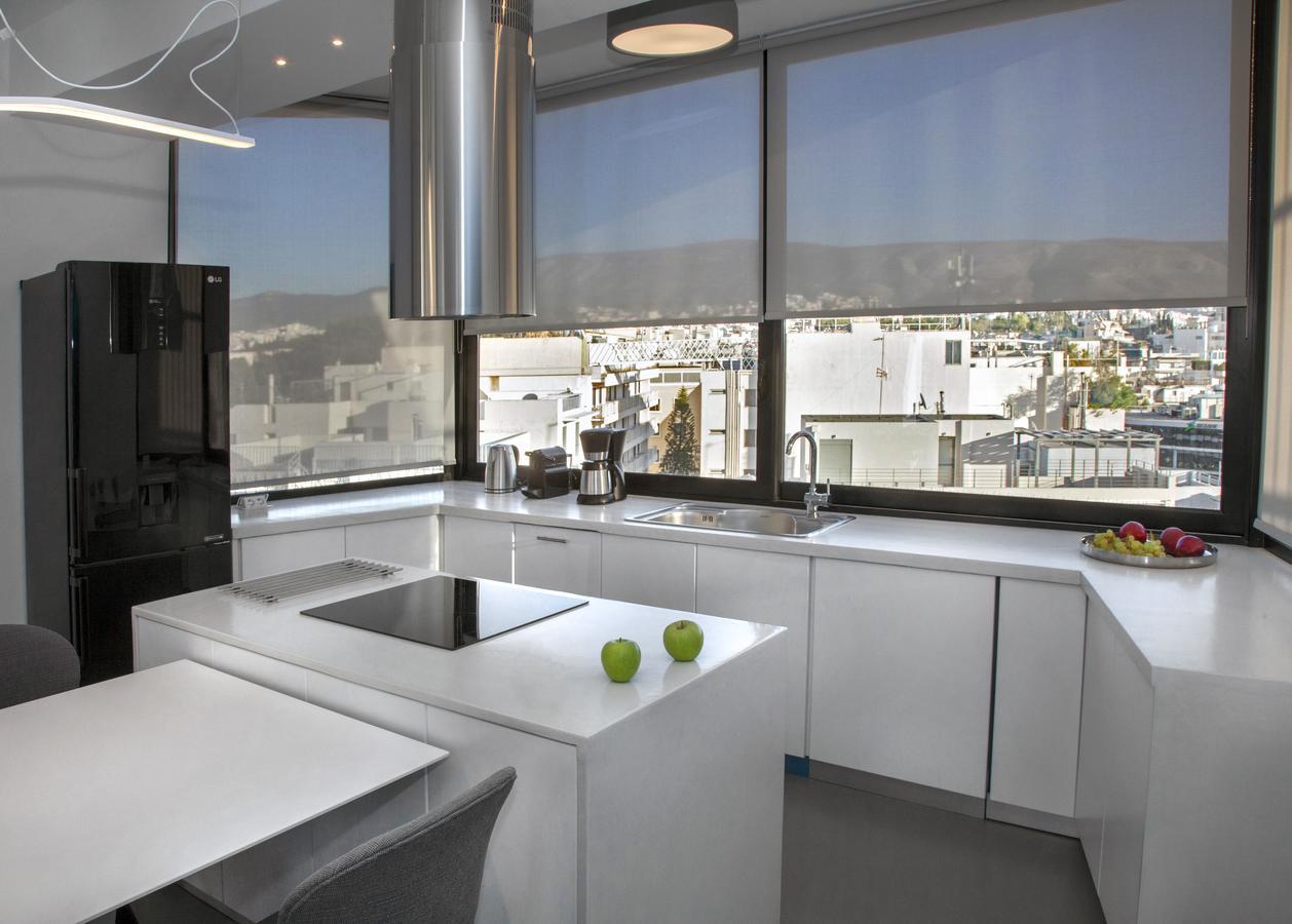 Luxury Penthouse Touching The Acropolis By Ghh Lägenhet Aten Exteriör bild