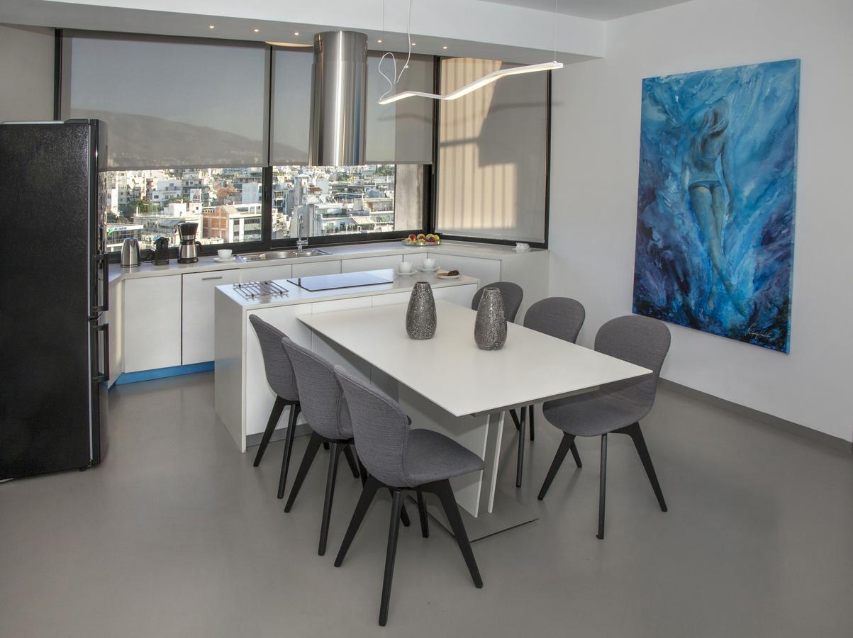 Luxury Penthouse Touching The Acropolis By Ghh Lägenhet Aten Exteriör bild