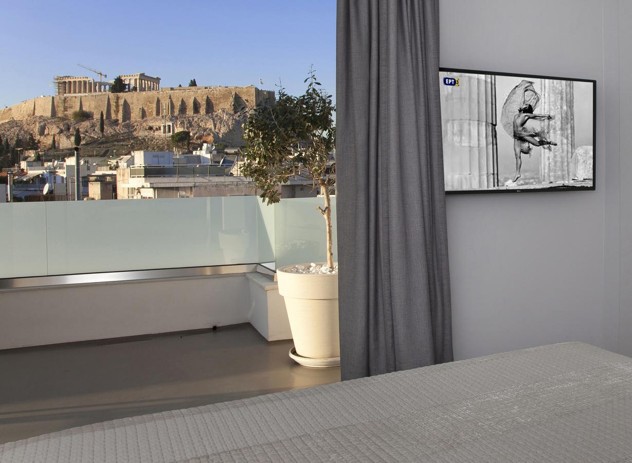 Luxury Penthouse Touching The Acropolis By Ghh Lägenhet Aten Exteriör bild